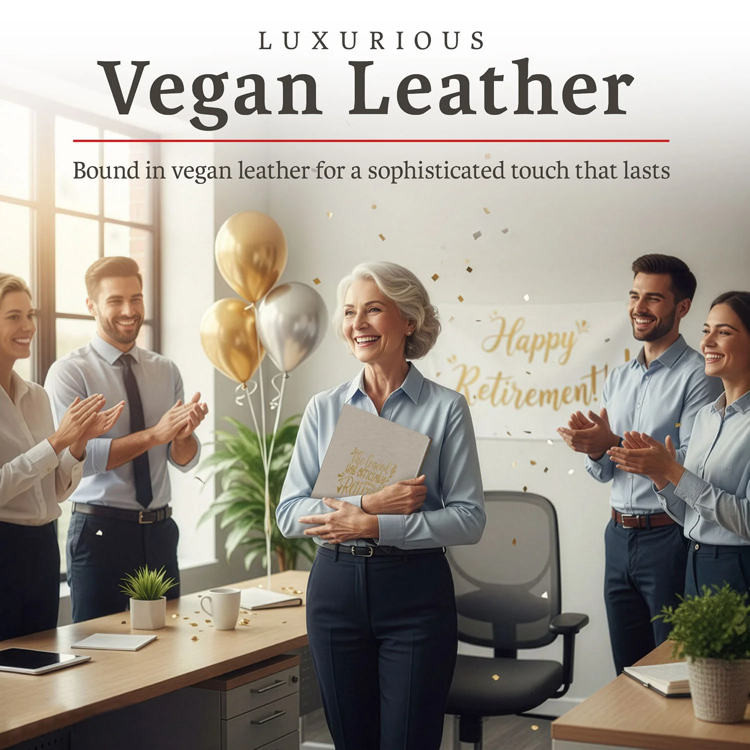 Retirement Guestbook (CHAMPAGNE BEIGE)